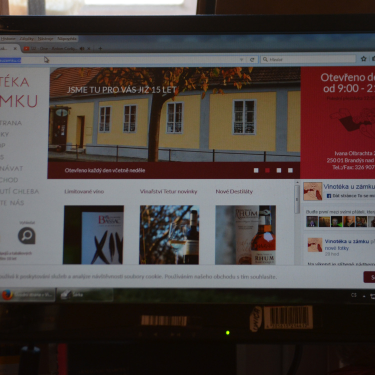 Nový e-shop a webové stránky